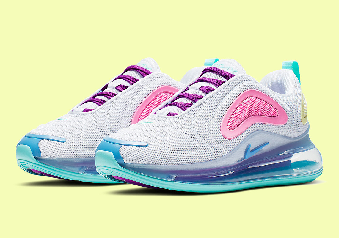 nike pastel air max 720 sneakers
